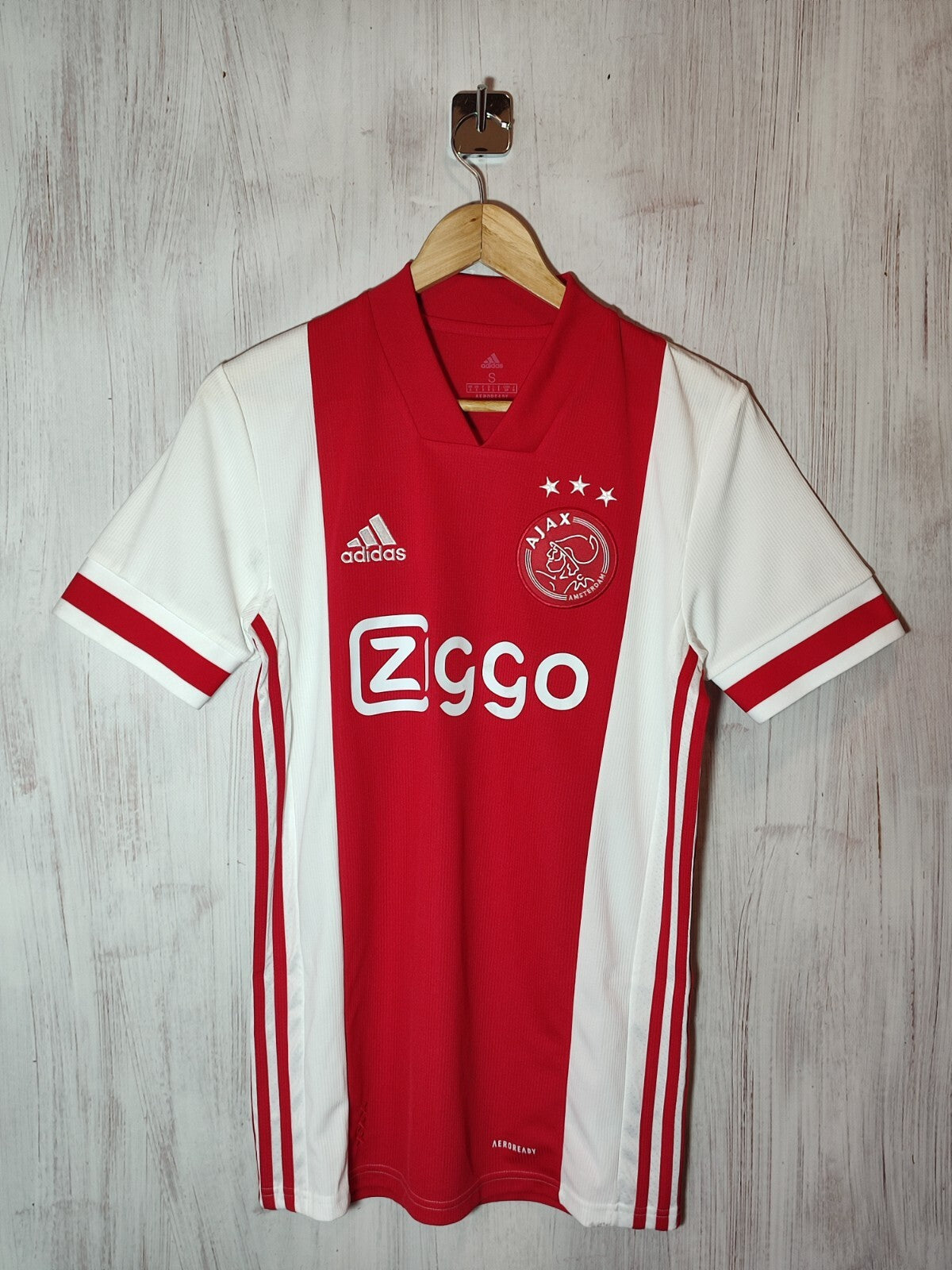 Ajax Amsterdam 2020 2021 home Size S Adidas shirt jersey football soccer kit tee