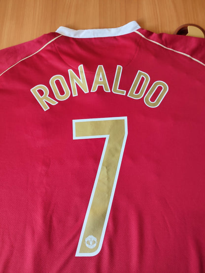 Manchester United 2006 2007 home Sz 2XL Nike soccer shirt jersey kit XXL Ronaldo