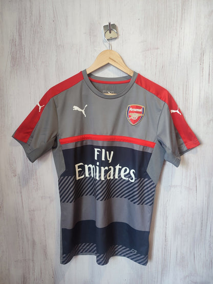 Arsenal London 2016 2017 training Sz M Puma shirt jersey maillot soccer kit tee