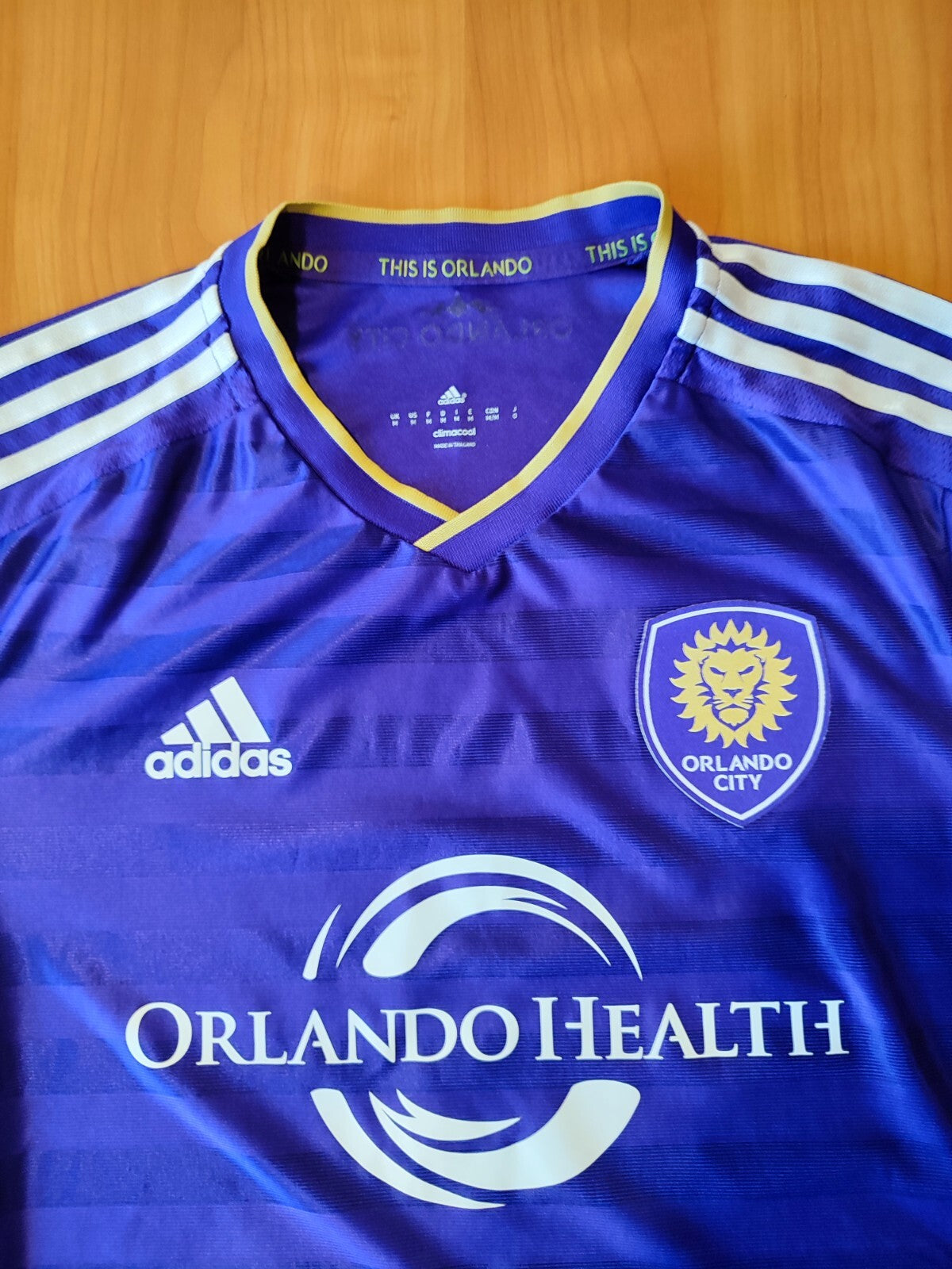 AUTHENTIC Orlando City 2014 2015 home Size M football shirt soccer jersey kit