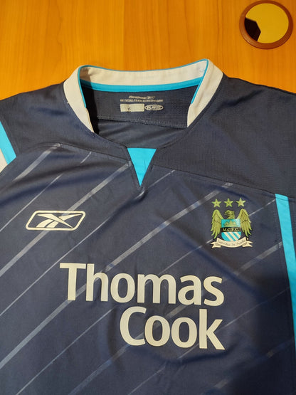 Manchester City 2005 2006 away Sz L shirt jersey soccer football kit tee Reebok