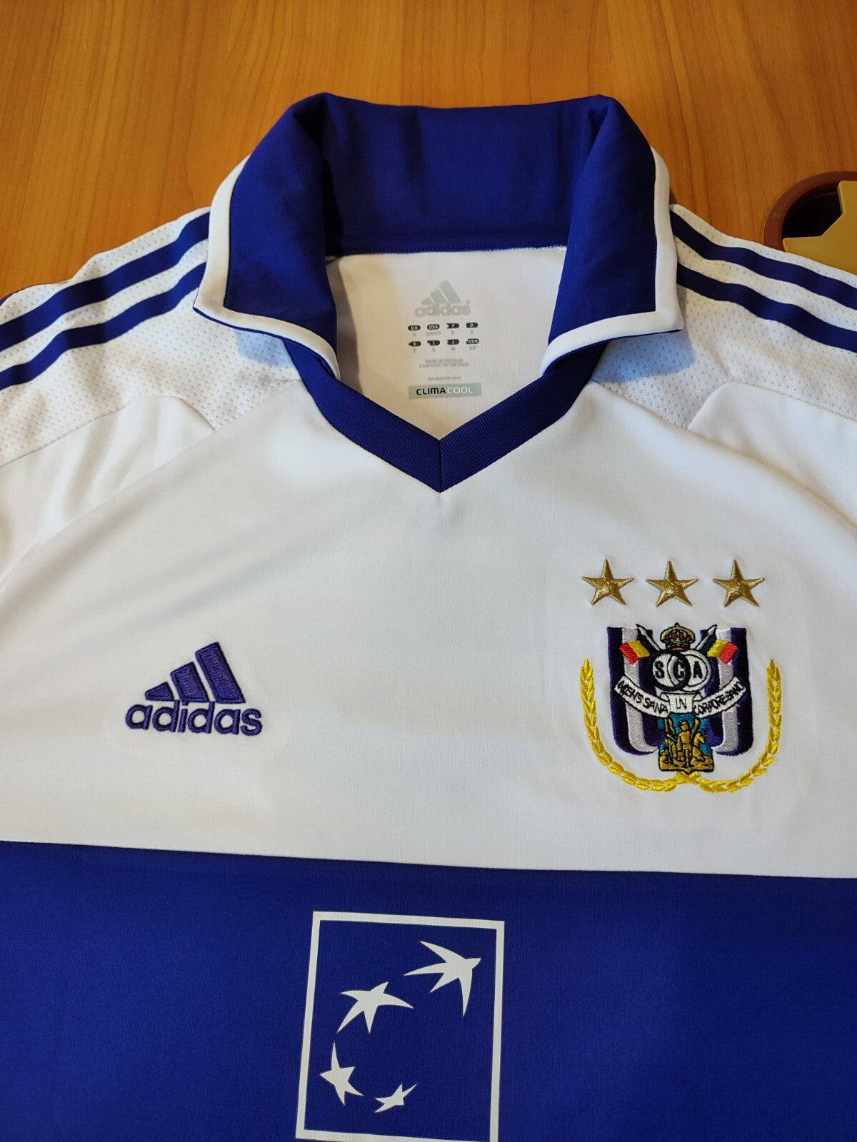 RSC Anderlecht 2011 2012 home Size S Adidas soccer shirt jersey football kit tee