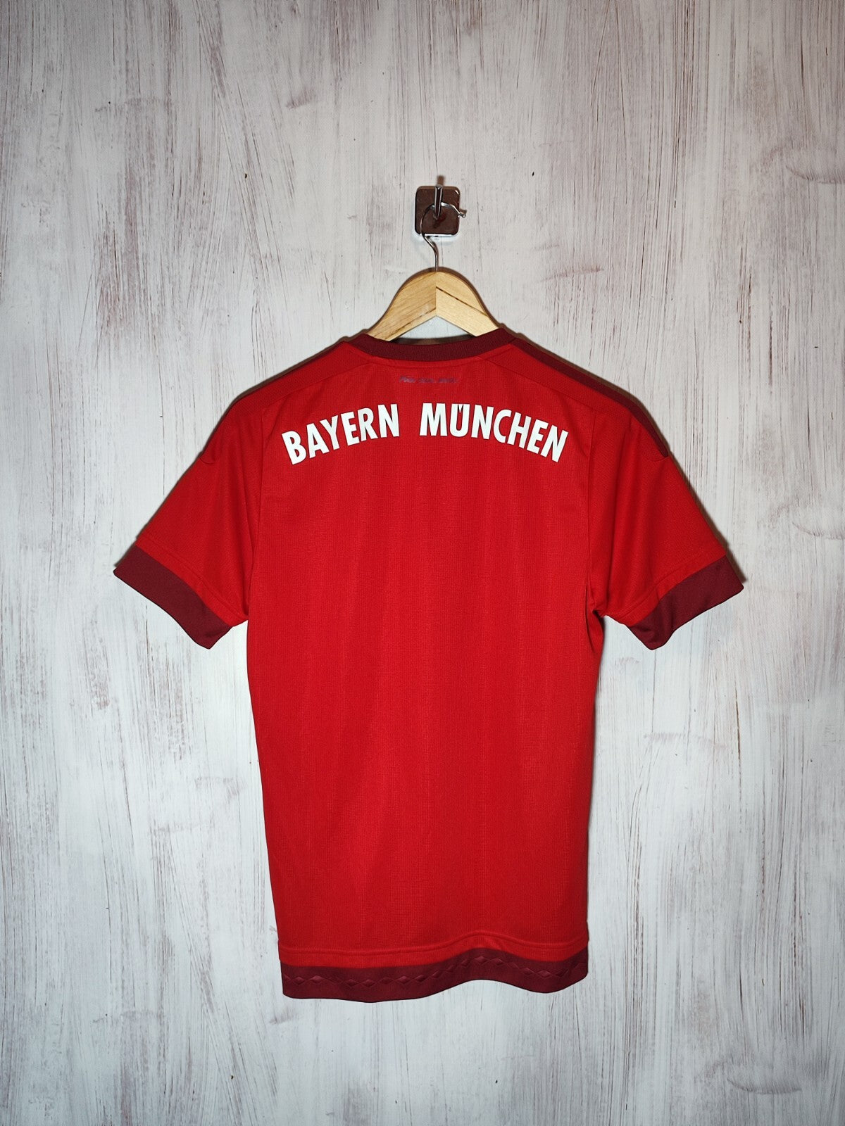 FC Bayern Munich 2015 2016 home Size S Adidas shirt jersey soccer kit football
