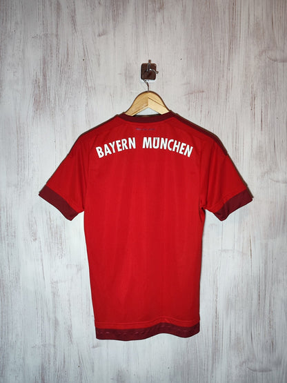 FC Bayern Munich 2015 2016 home Size S Adidas shirt jersey soccer kit football