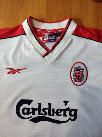 FC Liverpool 1998 1999 away Size S 34/36" shirt soccer jersey football kit tee