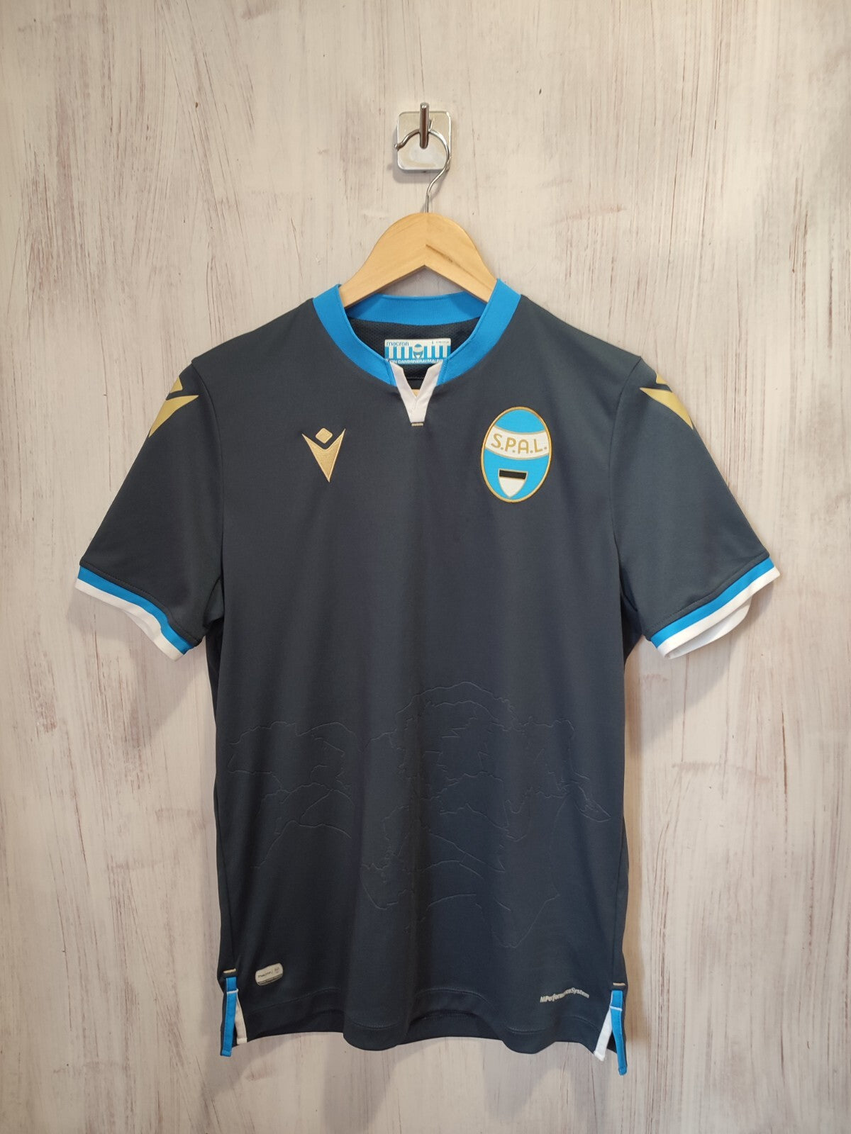 S.P.A.L 2019 2020 third Size S Macron football shirt soccer jersey 3rd kit Spal
