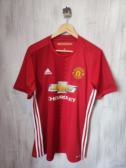 Manchester United 2016 2017 home Size M jersey soccer football shirt kit Adidas