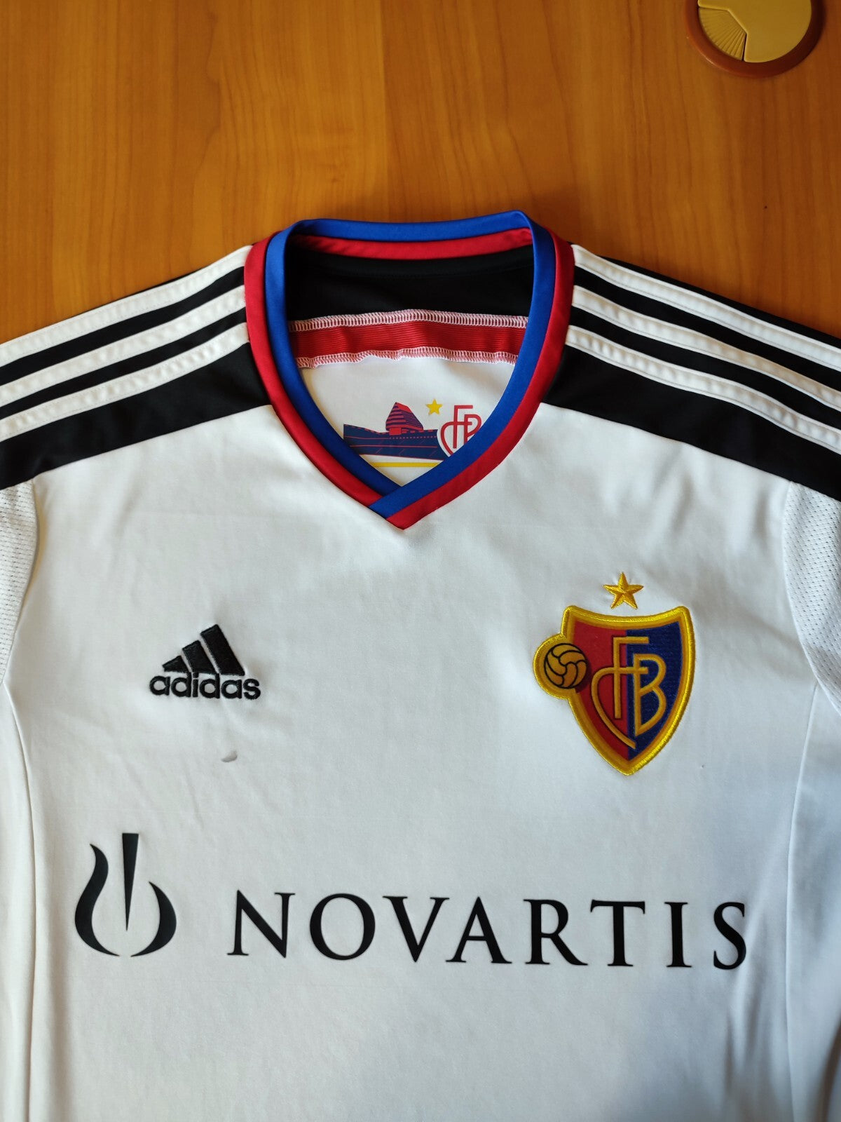 FC Basel 1893 2014 2015 away Size S Adidas football shirt jersey soccer kit tee