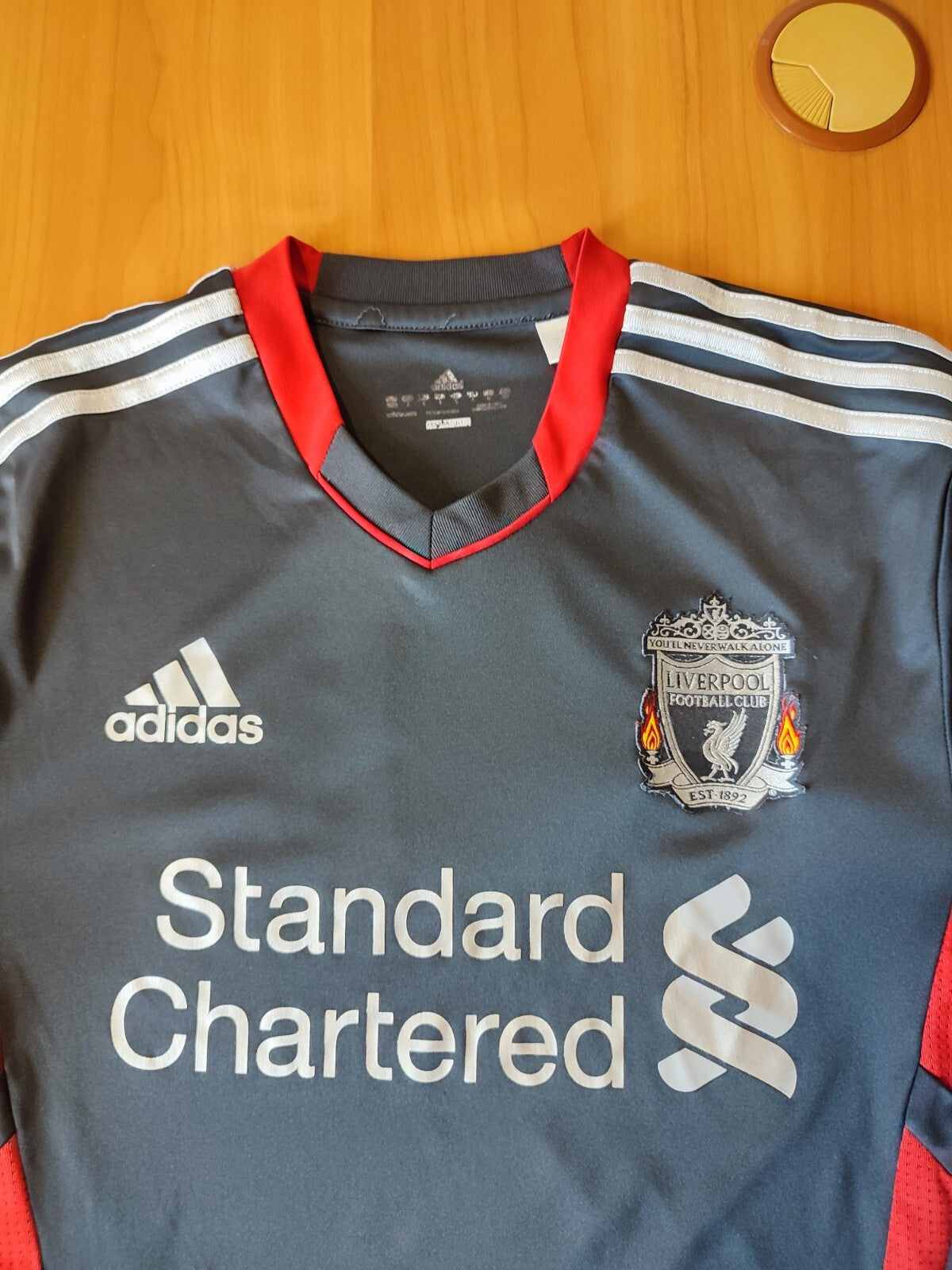 FC Liverpool 2011 2012 training Sz S Adidas shirt soccer football jersey kit tee