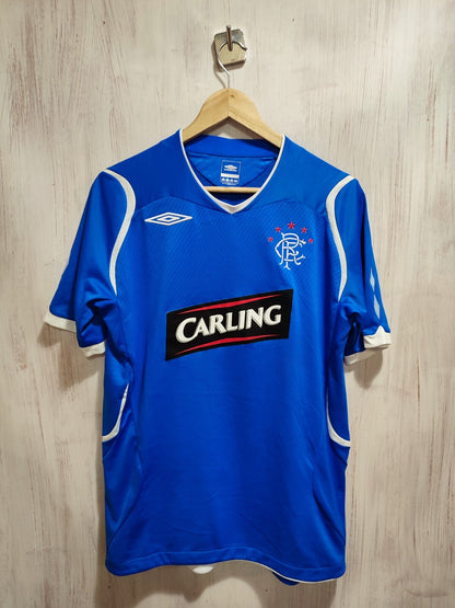 Glasgow Rangers 2008 2009 home Size M Umbro football soccer shirt jersey kit tee