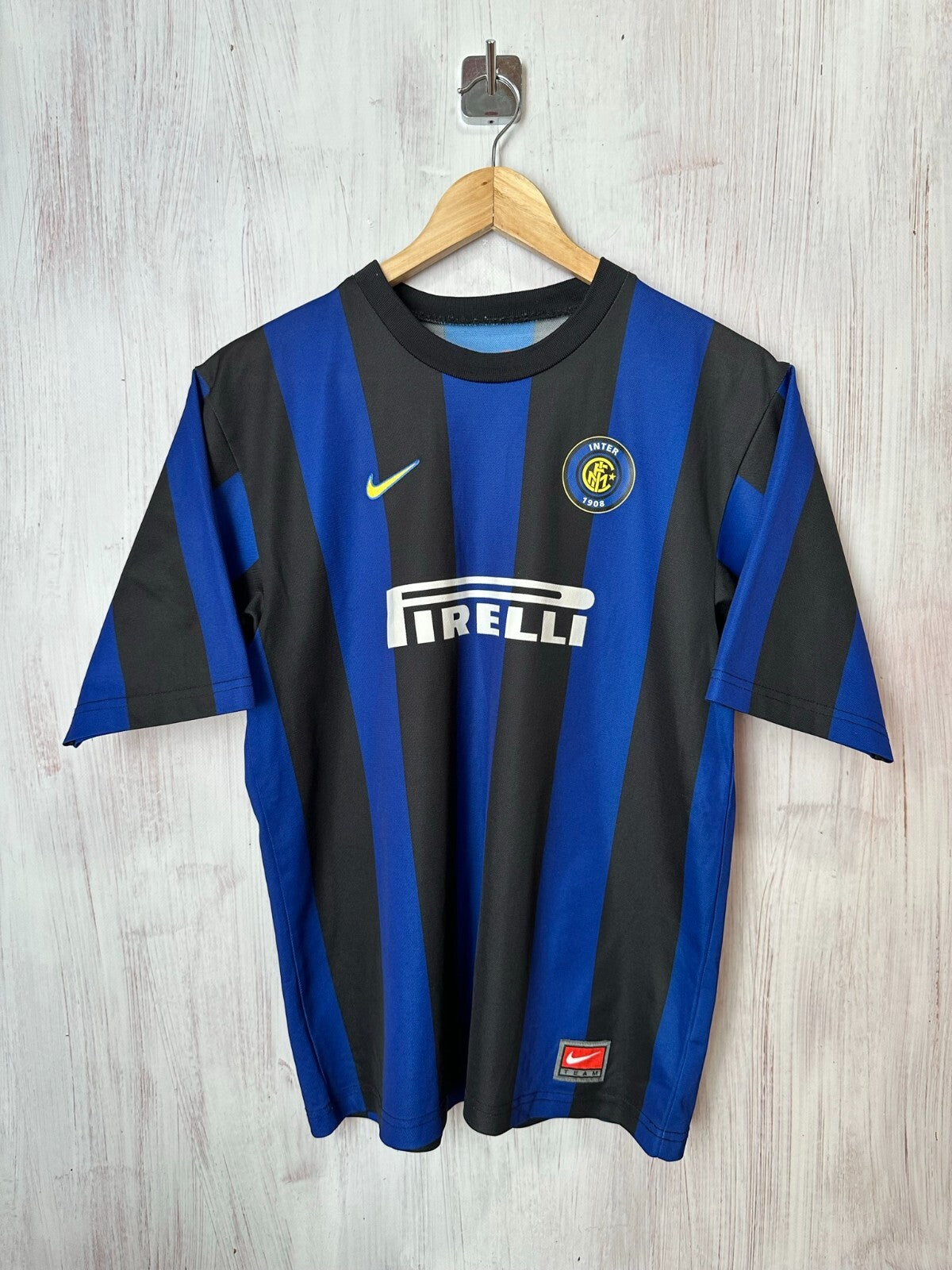 KIDSInter Milan 2003 2004 home Sz XL Nike Internazionale shirt jersey kit Youth