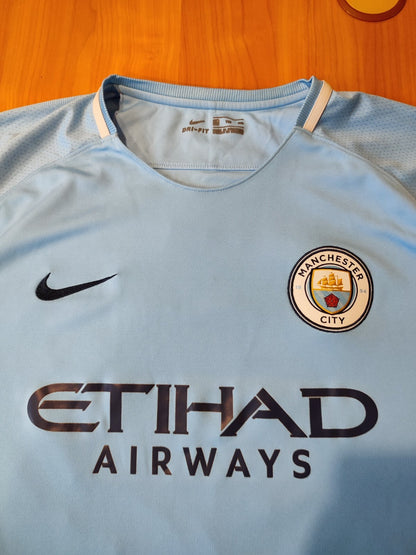 Manchester City 2017 2018 home Size 2XL Nike shirt jersey football kit XXL Jesus
