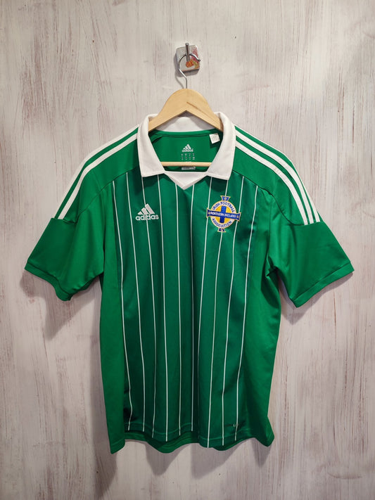 Northern Ireland 2012 2013 home Sz M Adidas shirt jersey soccer football kit tee