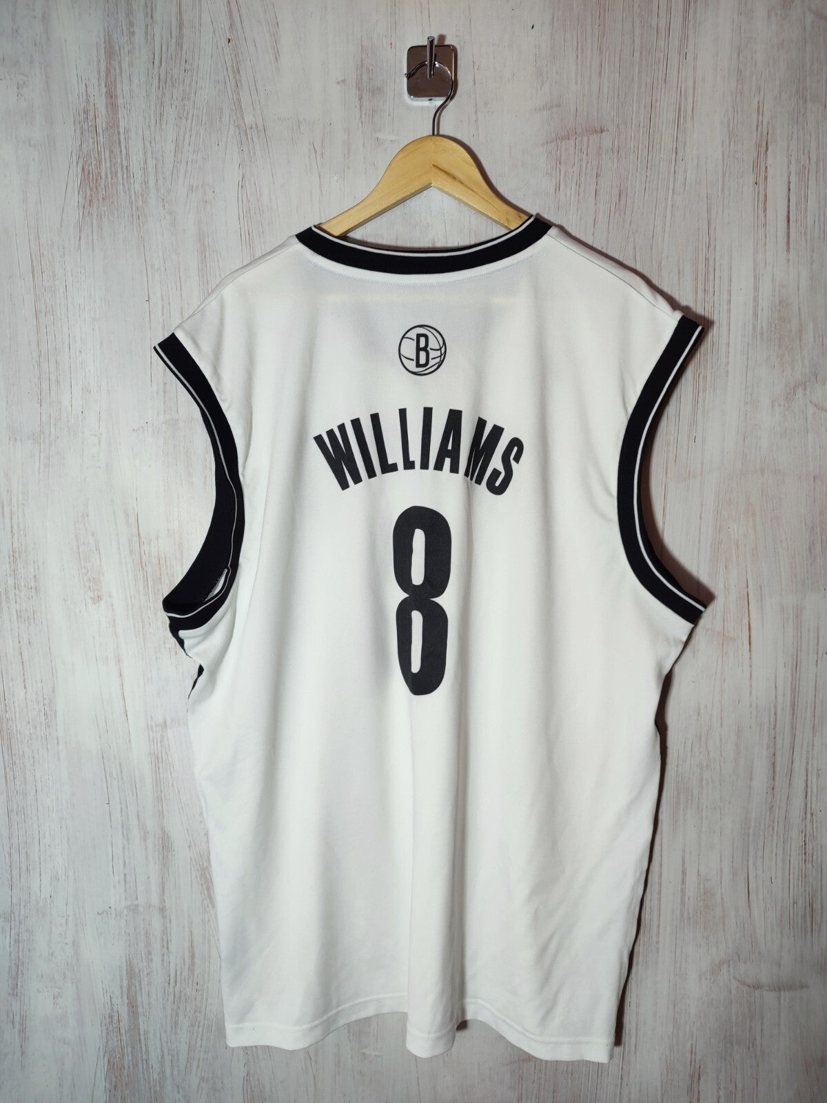 Brooklyn Nets #8 Williams Sz XL  Adidas Basketball shirt jersey maillot kit tee