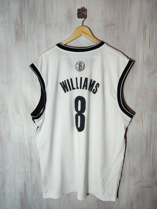 Brooklyn Nets #8 Williams Sz XL  Adidas Basketball shirt jersey maillot kit tee