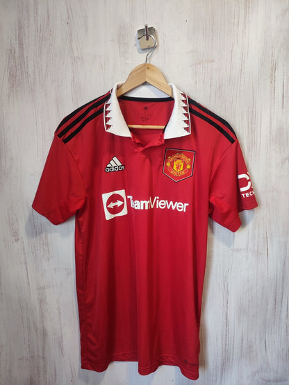 Manchester United 2022 2023 home Size M jersey shirt soccer football Adidas kit