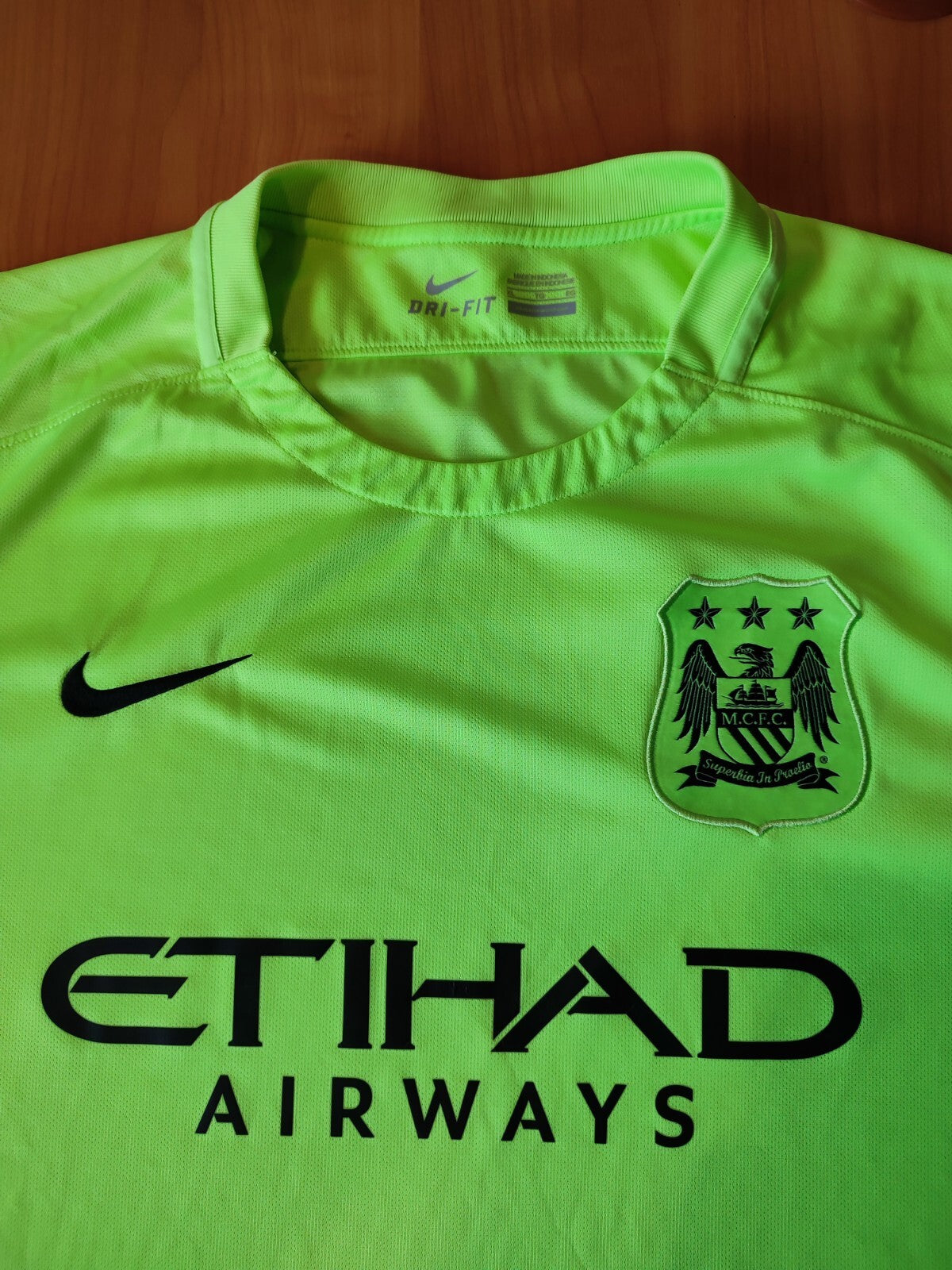 Manchester City 2015 2016 3rd Sz XL Nike football shirt jersey kit trikot third