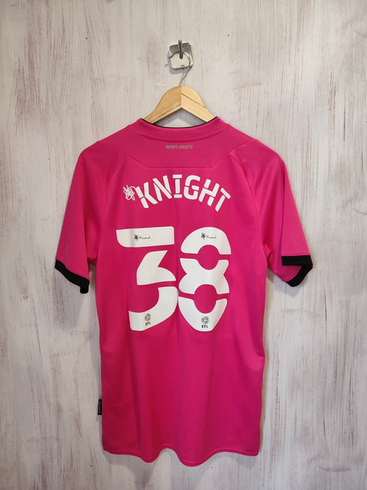 Derby County 2020 2021 third Size M shirt jersey soccer football kit 3rd Knight