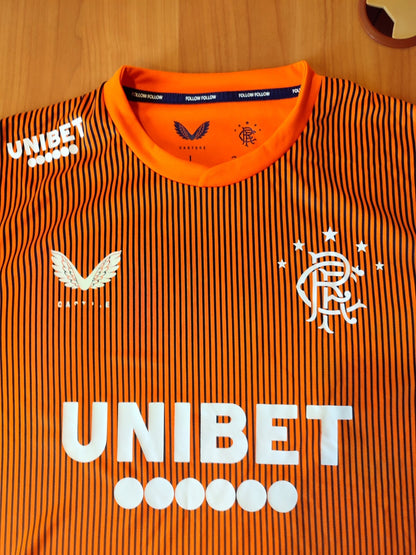 Glasgow Rangers 2020 2021 goalkeeper Size M Castore shirt jersey football kit GK