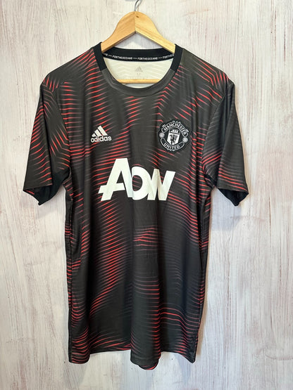 Manchester United 2018 2019 Pre match Size M shirt kit jersey football soccer